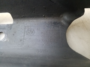BMW 5 SERIES E60 (2003–2010) Luftleitblech für den Kühler 7050650 - 2