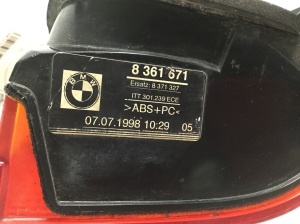 BMW 5 SERIES E39 (1995–2004) Rear corner light 8361671 - 2