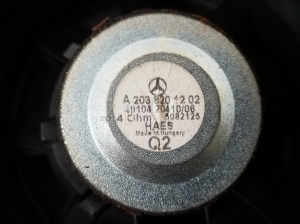 Mercedes Benz CLC-Class 203 (2001–2007) Lautsprecher Tür vorne A2038201202 - 3