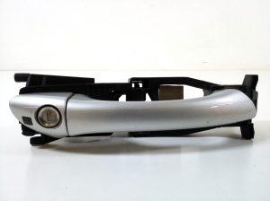   Front door external opening handle and its details  -  