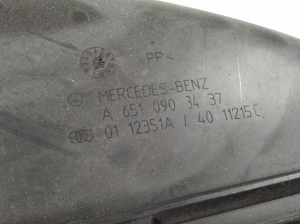 Mercedes Benz E-Class W207 (2009–2017) Õhu sisselaske voolik A6510903437 - 3