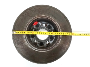 Mercedes Benz CLC-Class 203 (2001–2007) Front brake disc A2034210512 - 3