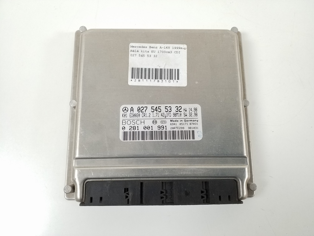 MERCEDES-BENZ A-Class W168 (1997-2004) Блок керування двигуном ECU A0275455332 21018835