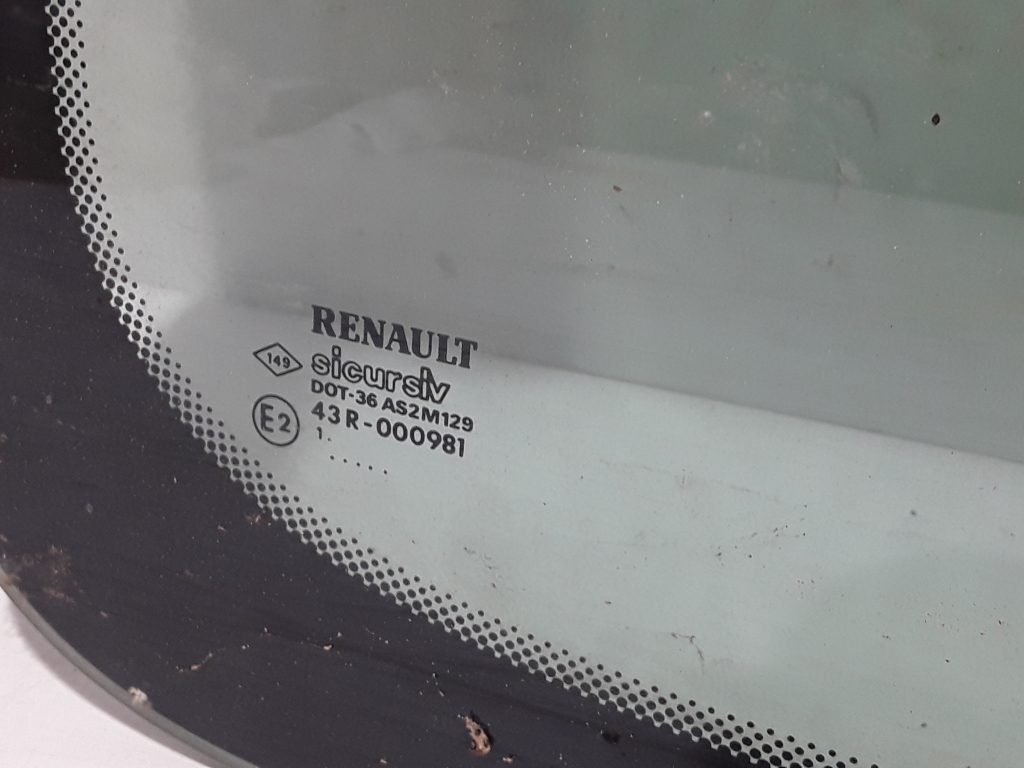 RENAULT Kangoo 1 generation (1998-2009) Right side sliding door glass 7701043813 22421335