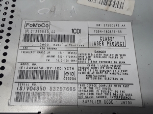VOLVO V70 III (2007–2017) Radio (head unit) 31260540 - 2