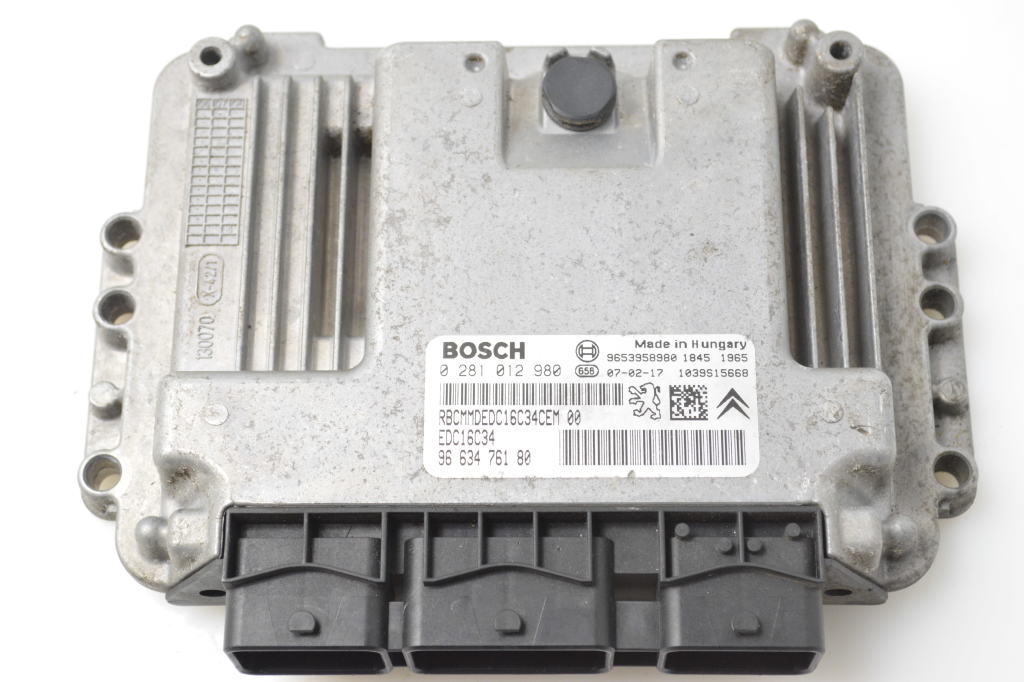 CITROËN C4 Picasso 1 generation (2006-2013) Блок керування двигуном ECU 9663476180 27484117