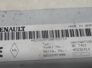RENAULT Megane II (2002–2009) Radio (head unit) 8200097398 - 3