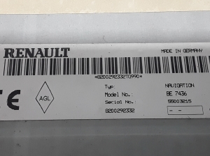 RENAULT Laguna II (2001–2007) Radio (head unit) 8200292332 - 3