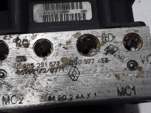 RENAULT Megane II (2002–2009) ABS Steuergerät 8200377455 - 2