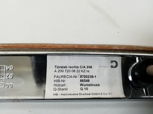 Mercedes Benz CLK-Class 209 (2002–2009) Front door panel trim A2097200822 - 2