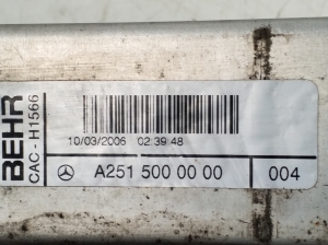 Mercedes Benz ML-Class 164 (2005–2011) Starpdzesētāja radiators A2515000000 - 2