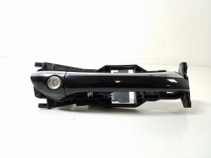   Front door external opening handle and its details  -  