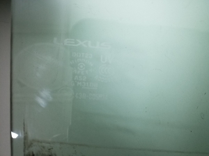 LEXUS IS (2005–2013) Aizmugurējo sānu durvju stikls 68113-53131 - 3