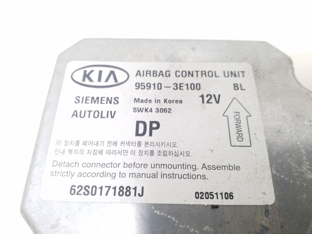 KIA Sorento 1 generation (2002-2011) Unitate de control SRS 959103E100 25038012