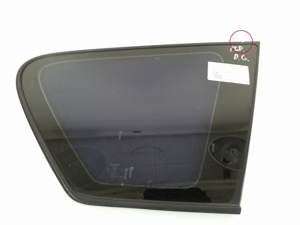 TOYOTA Avensis Verso 1 generation (2001-2003) Right side rear body window 61667-14030 21019349