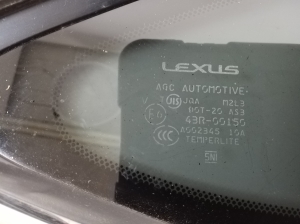 LEXUS RX GGL1 (2009–2015) Seitenscheibe hinten (Karosserie) 62710-48210 - 2