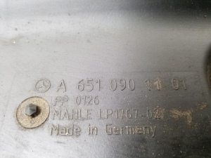 Mercedes Benz E-Class W212 (2009–2015) Luftfiltergehäuse A6510901101 - 2