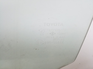 TOYOTA Yaris (1999–2005) Rear side door glass - 3