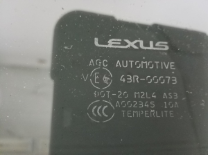 LEXUS GX (2009–2026) Aizmugurējo sānu durvju stikls 68113-60400 - 2