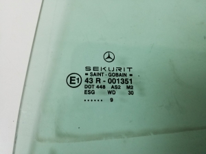 Mercedes Benz A-Class 168 (1997–2004) Rear side door glass - 2