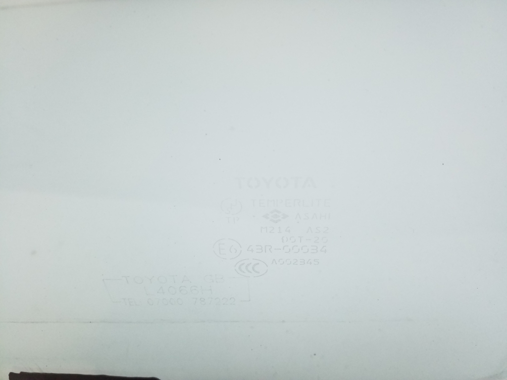 TOYOTA Previa 2 generation (2000-2006) Kairės pusės stumdomųjų durų stiklas 68104-28151 21020090