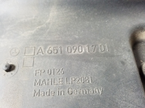 Mercedes Benz E-Class W212 (2009–2015) Luftfiltergehäuse A6510901701 - 4
