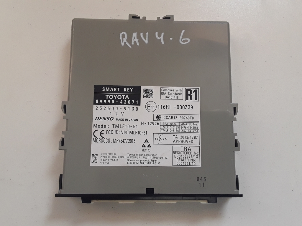 TOYOTA RAV4 4 generation (XA40) (2012-2018) Startspærre kontrolenhed 8999042071 22563590