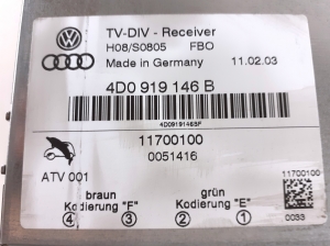 AUDI A6 C5 (1997–2005) Module de commande 4D0919146B - 3