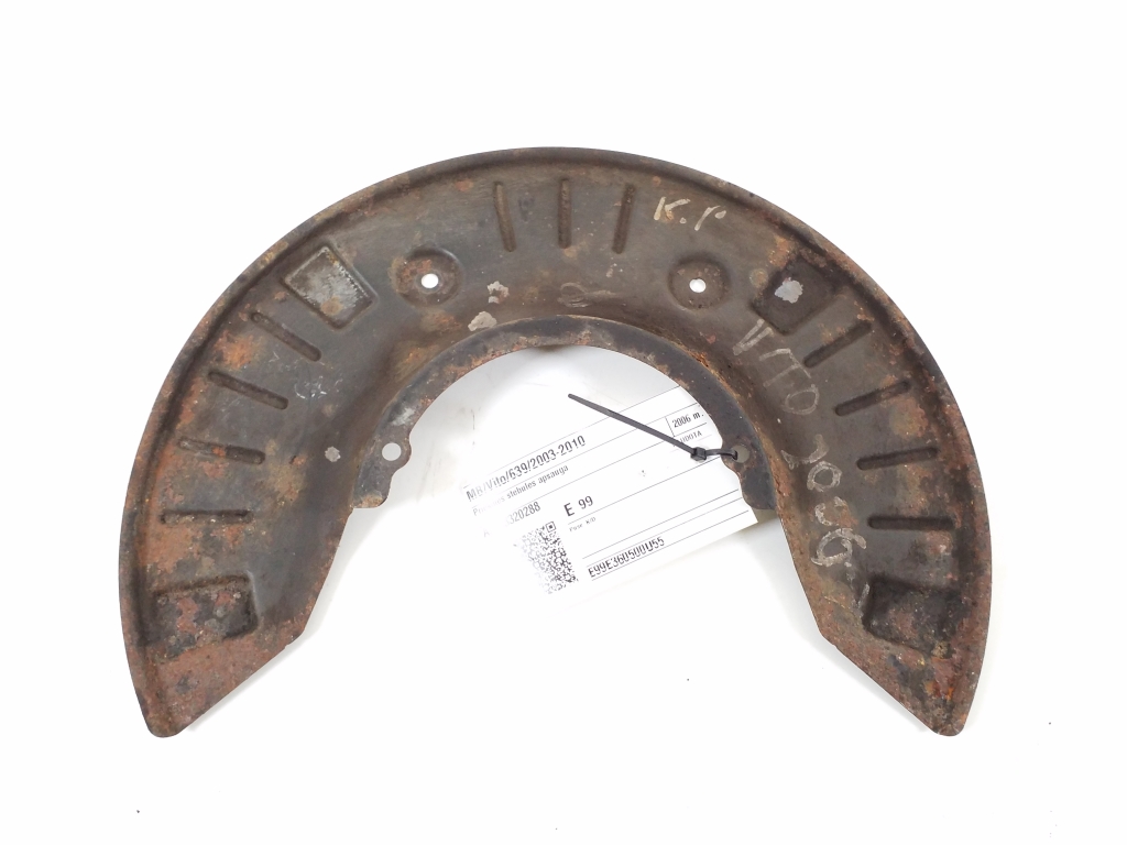 MERCEDES-BENZ Vito W639 (2003-2015) Front brake disc plate A6393320288, A6393320188 21021254