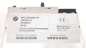 BMW X3 E83 (2003–2010) Audio, Video, Navigation 65126932551 - 2