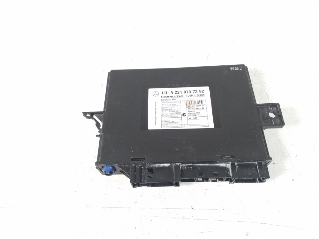 MERCEDES-BENZ S-Class W221 (2005-2013) Other Control Units A2218707392,A2218702392,A2218702392 21934510