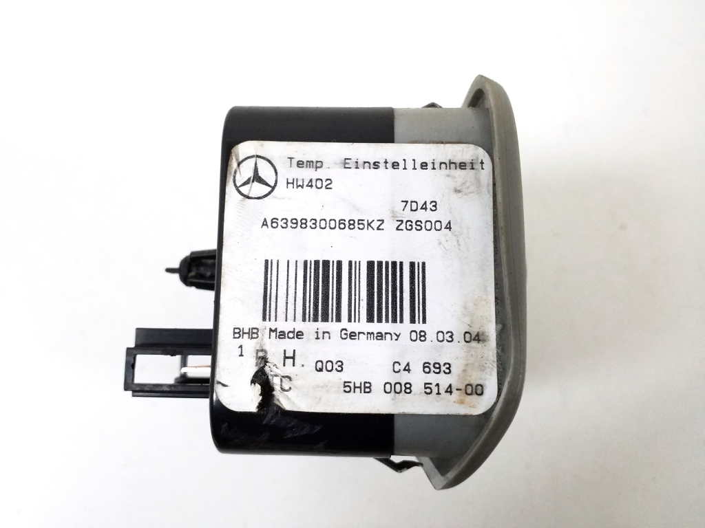 MERCEDES-BENZ Vito W639 (2003-2015) Climate  Control Unit A6398300685 21021118