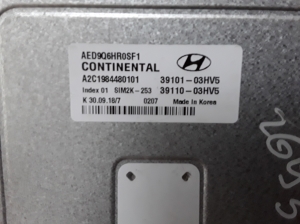Hyundai IONIQ (2016–2026) Engine control unit A2C1984480101 - 2