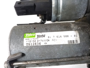 BMW 1 SERIES E82 (2007–2013) Anlasser 7616500 - 3