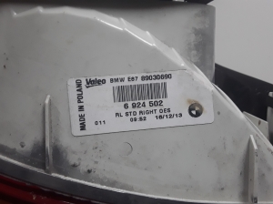 BMW 1 SERIES E81 (2007–2012) Rear corner light E1021864 - 2