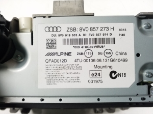 AUDI A3 8V (2012–2020) Bildschirm 8V0857273H - 2