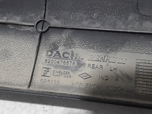 Dacia Logan I (2004–2012) Zierleisten der hinteren Seitentüren 8200476578 - 3