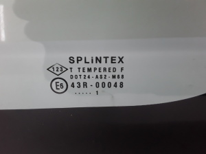 RENAULT Trafic II (2001–2014) Seitenscheibe hinten (Karosserie) 8200672745 - 3