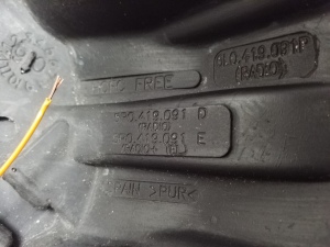Seat Ibiza 6L1 (2002–2008) Steering wheel 5P0419091D - 4