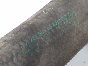 Mercedes Benz CL-Class C216 (2006–2014) Jahutusradiaatori voolik A2215015582 - 2