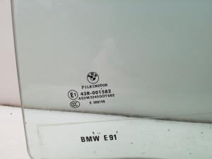 BMW 3 SERIES E91 (2005–2013) Rear side door glass - 2