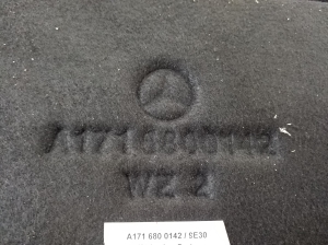 Mercedes Benz SLK-Class 171 (2004–2011) Trunk carpet A1716800142 - 3
