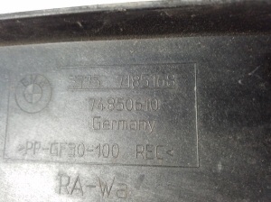 BMW 7 SERIJA F01 (2008–2015) Piduri õhukanal 7185168 - 3