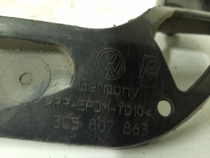Volkswagen Passat B6 (2005–2010) Rear bumper bracket 3C5807863 - 2
