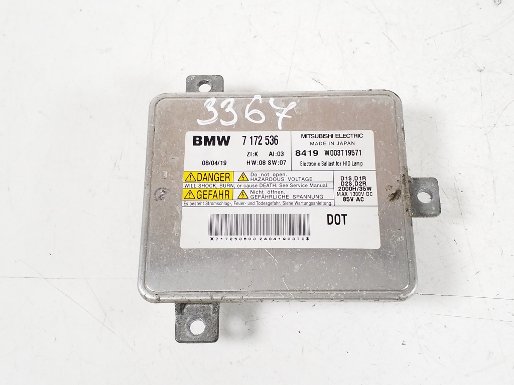 BMW 7 Series F01/F02 (2008-2015) Xenon Light Control Unit 7172536 21942581