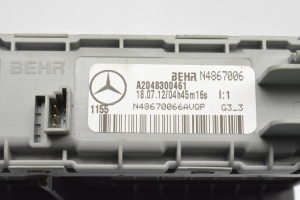 Mercedes Benz C-Class 204 (2007–2014) Heater heating element A2048300461 - 3