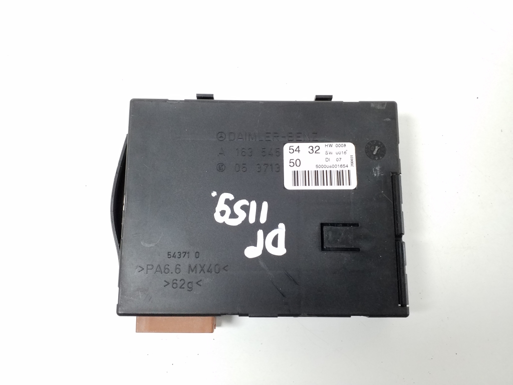 Mercedes Benz ML-Class 163 (1998–2005) Vadības bloks A1635455432 Mercedes Benz ML-Class 163 (1998–2005) Vadības bloks A1635455432