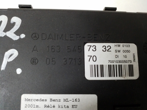 Mercedes Benz ML-Class 163 (1998–2005) Komfortsteuergerät A1635457332 - 3