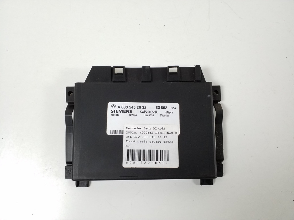 Mercedes Benz ML-Class 163 (1998–2005) Getriebesteuergerät A0305452632 Mercedes Benz ML-Class 163 (1998–2005) Getriebesteuergerät A0305452632