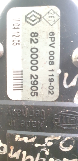 RENAULT Laguna II (2001–2007) Gaspedalsensor 8200002905 - 3